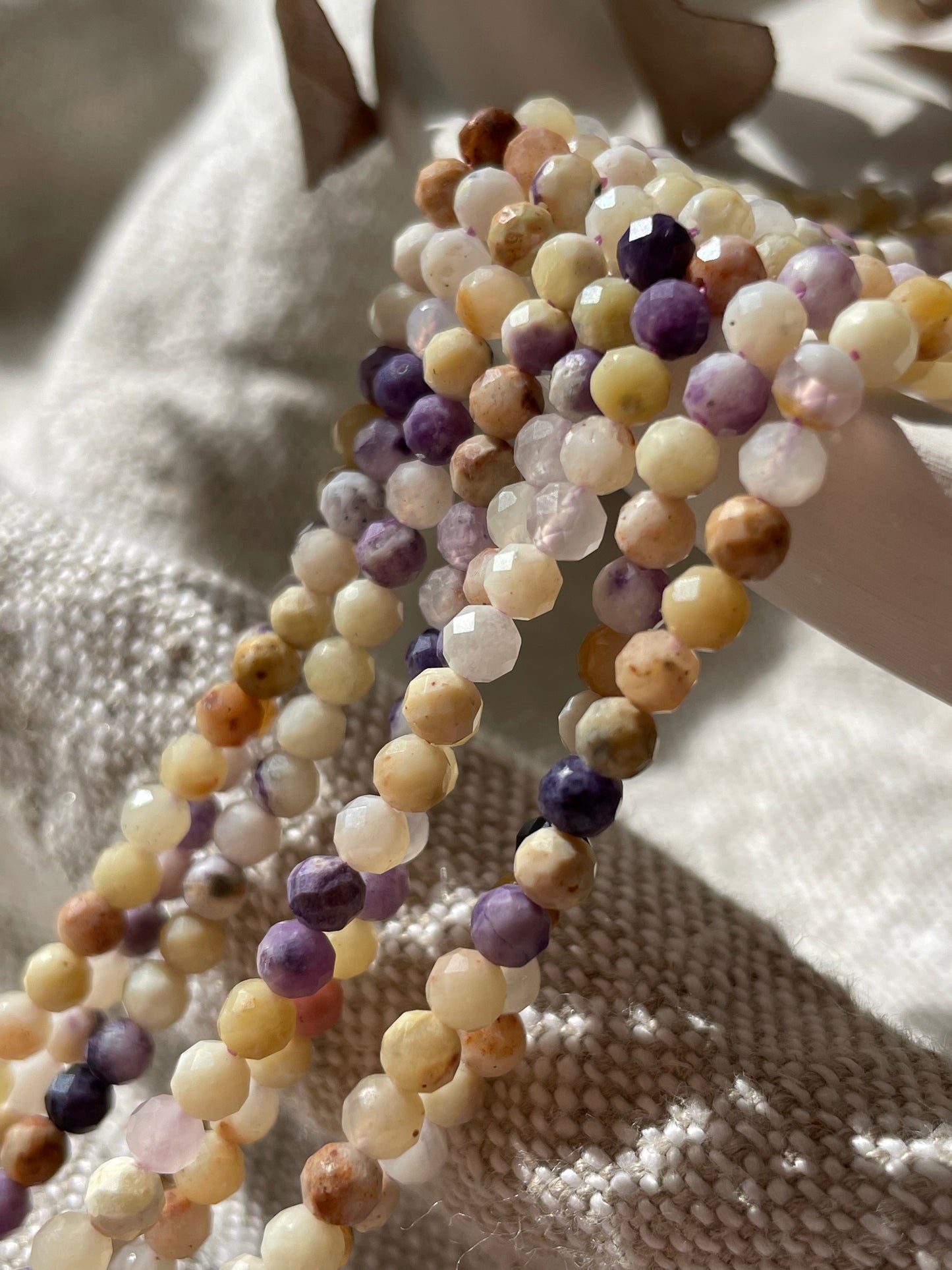 Tiffany Stone 4.2mm Natural Gemstone Crystal Beads
