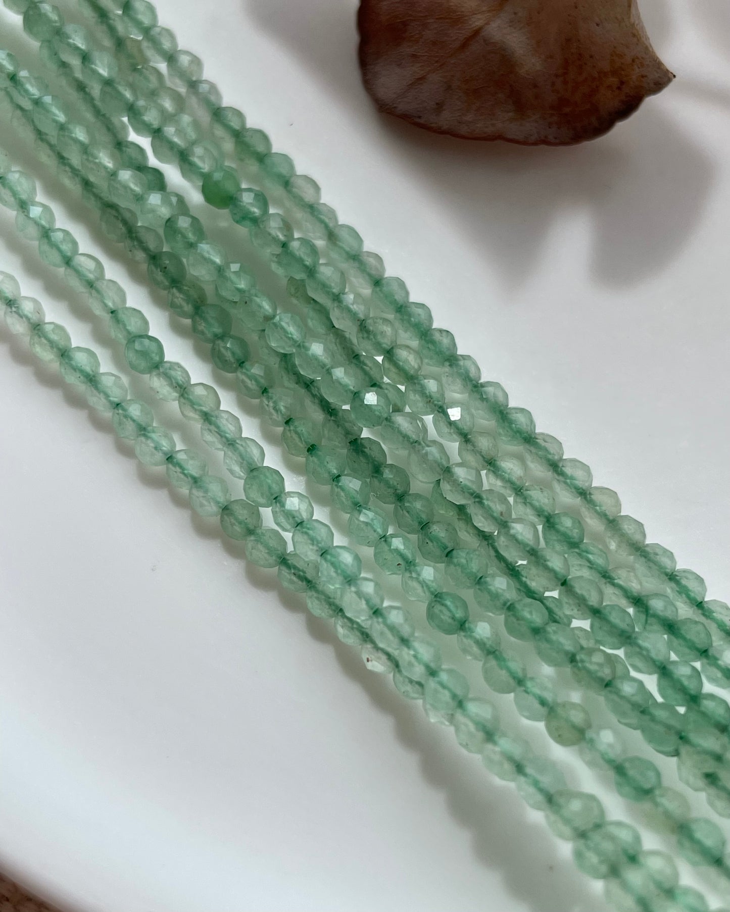 Green Aventurine 2mm Natural Gemstone Crystal Beads