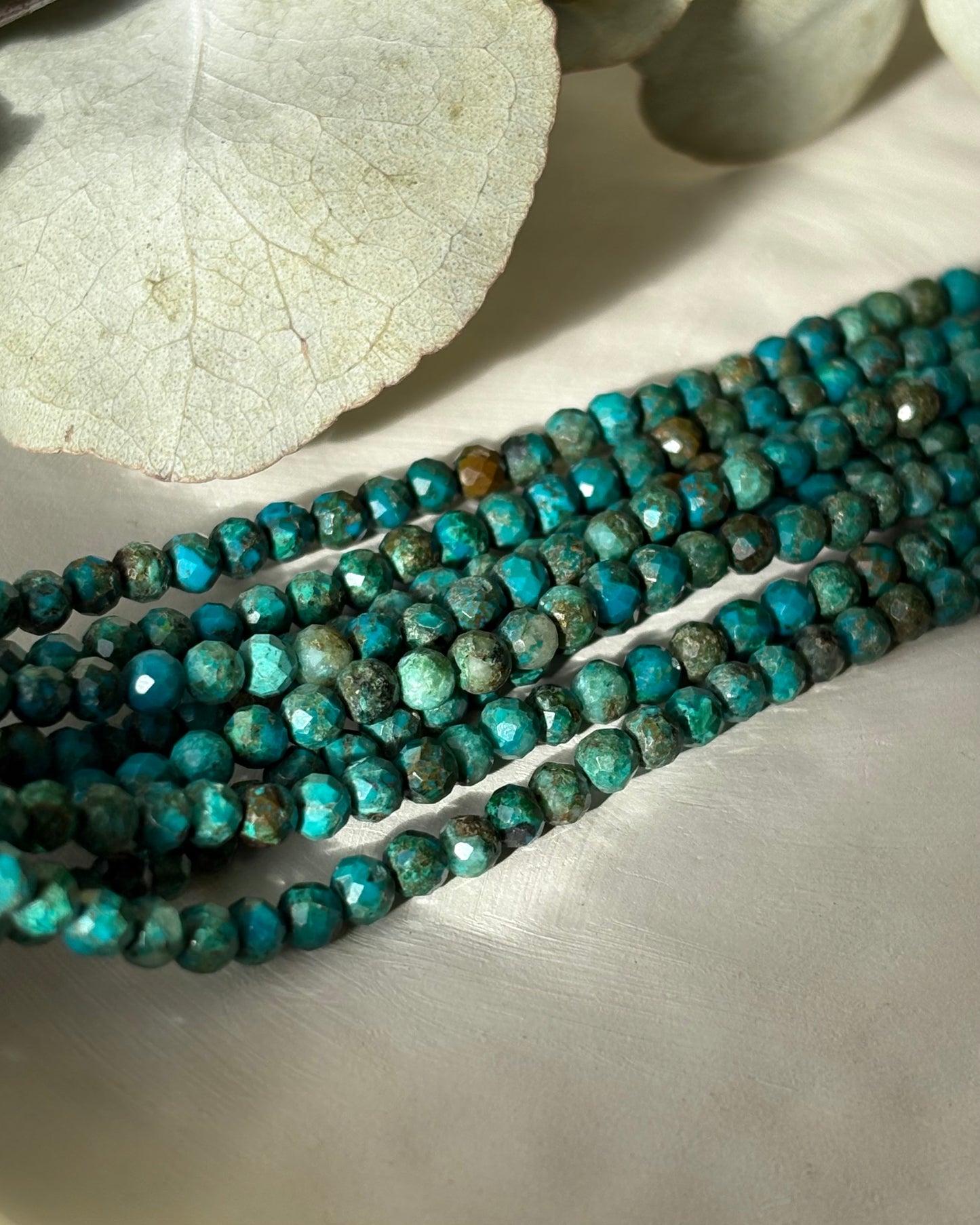 3.2mm Natural Mallacola Gemstone Crystal Beads