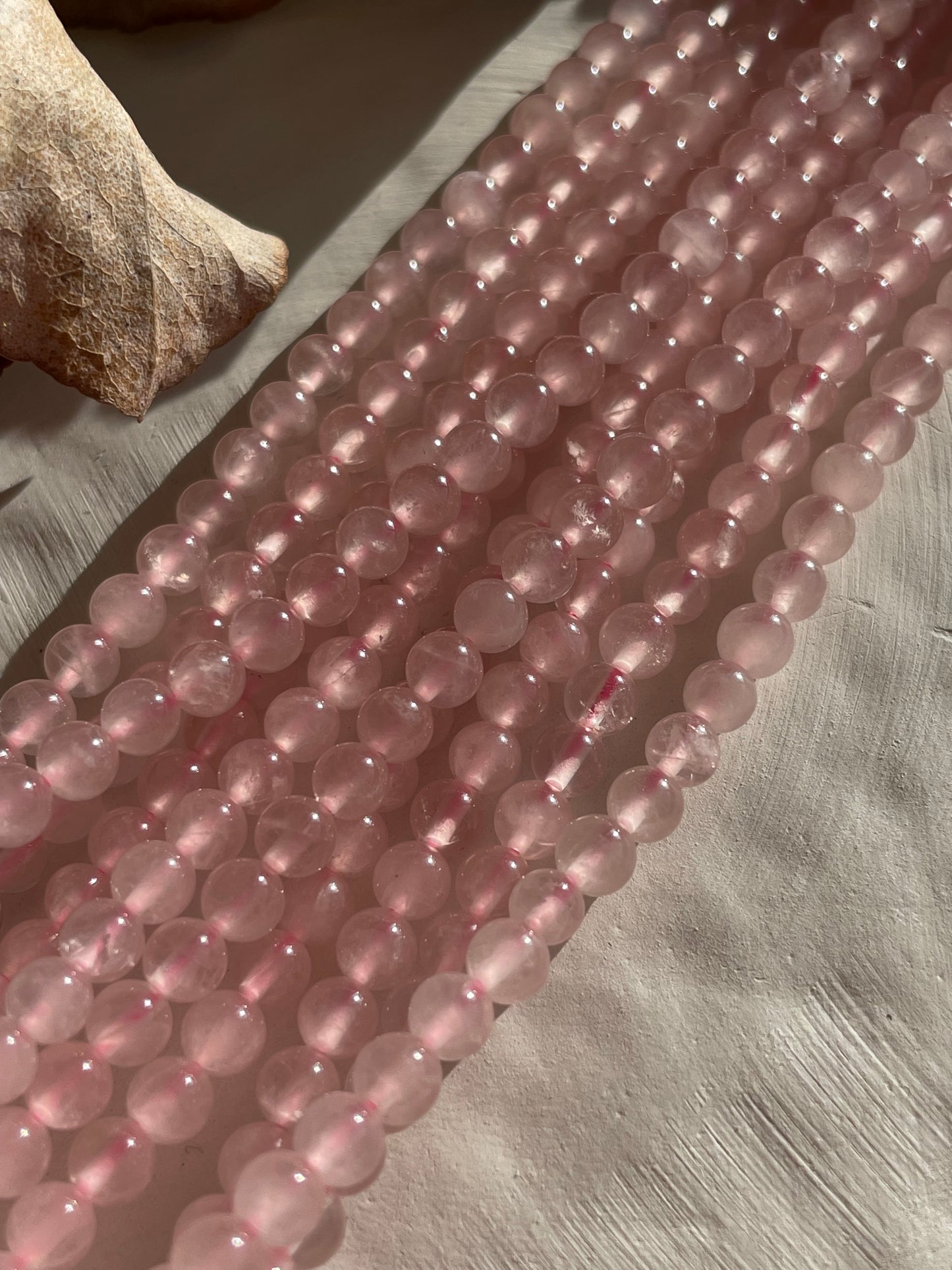 Pre Order Rose Quartz 4mm Natural Gemstone Crystal Beads
