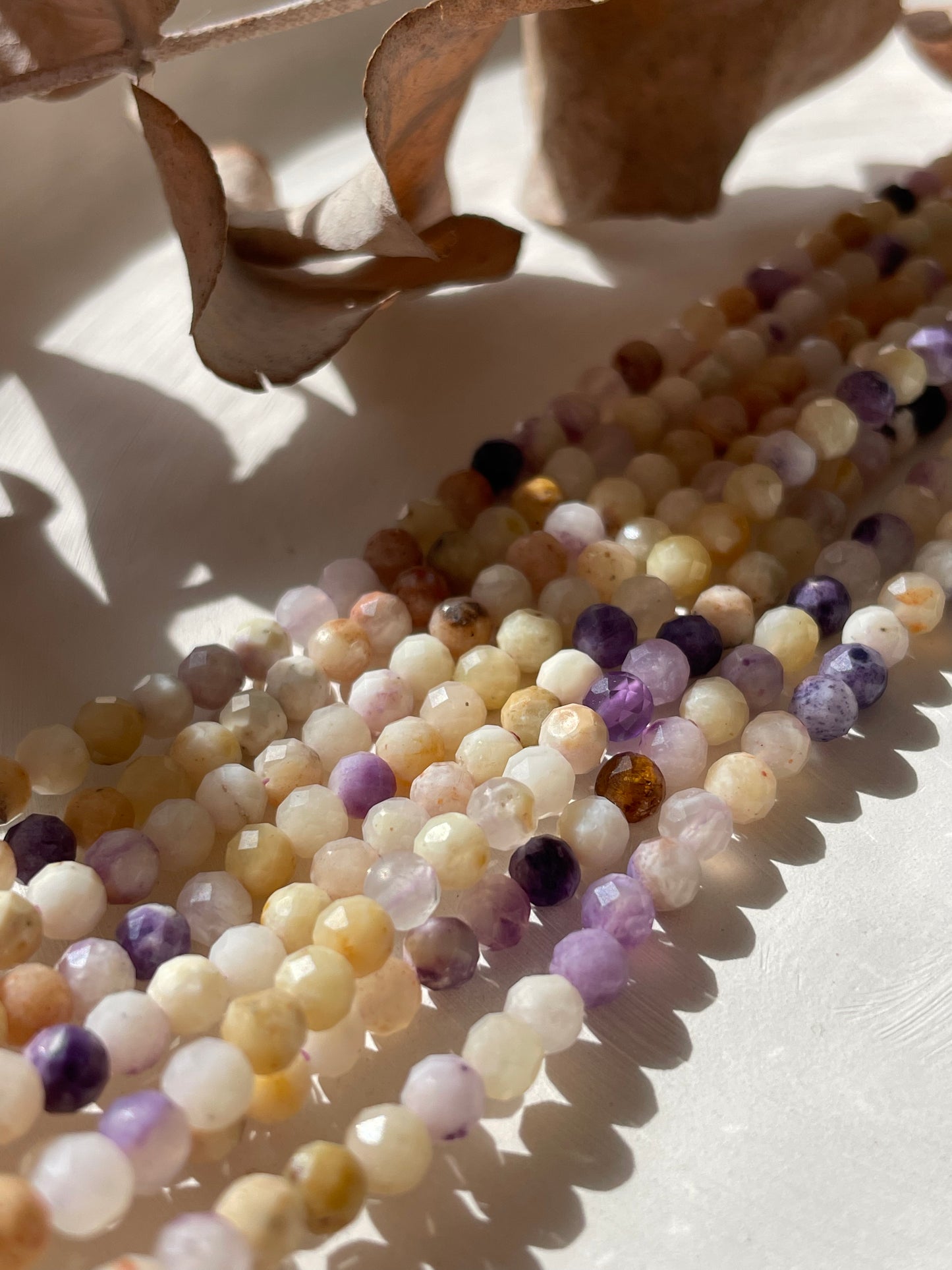 Tiffany Stone 4.2mm Natural Gemstone Crystal Beads