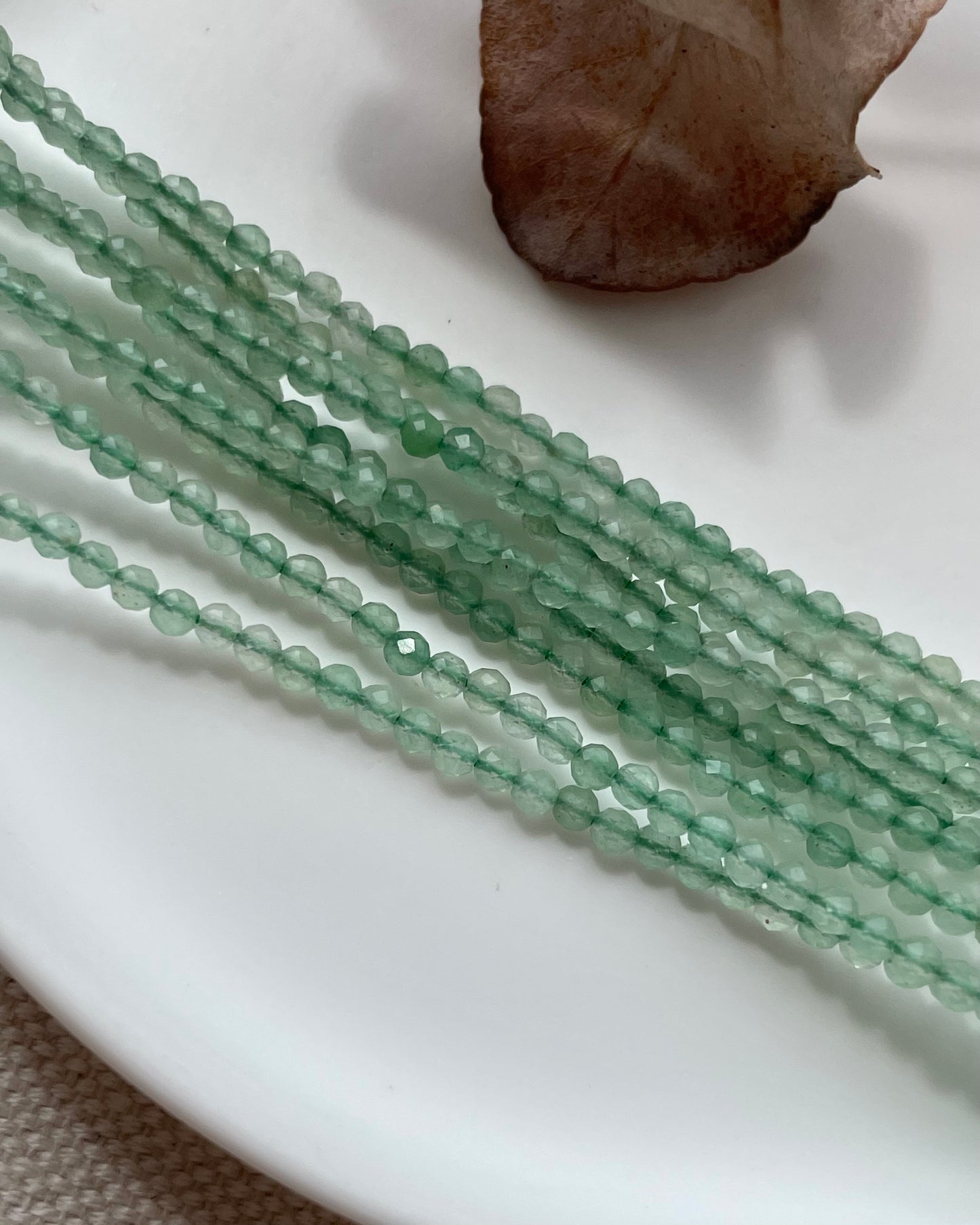 Green Aventurine 2mm Natural Gemstone Crystal Beads