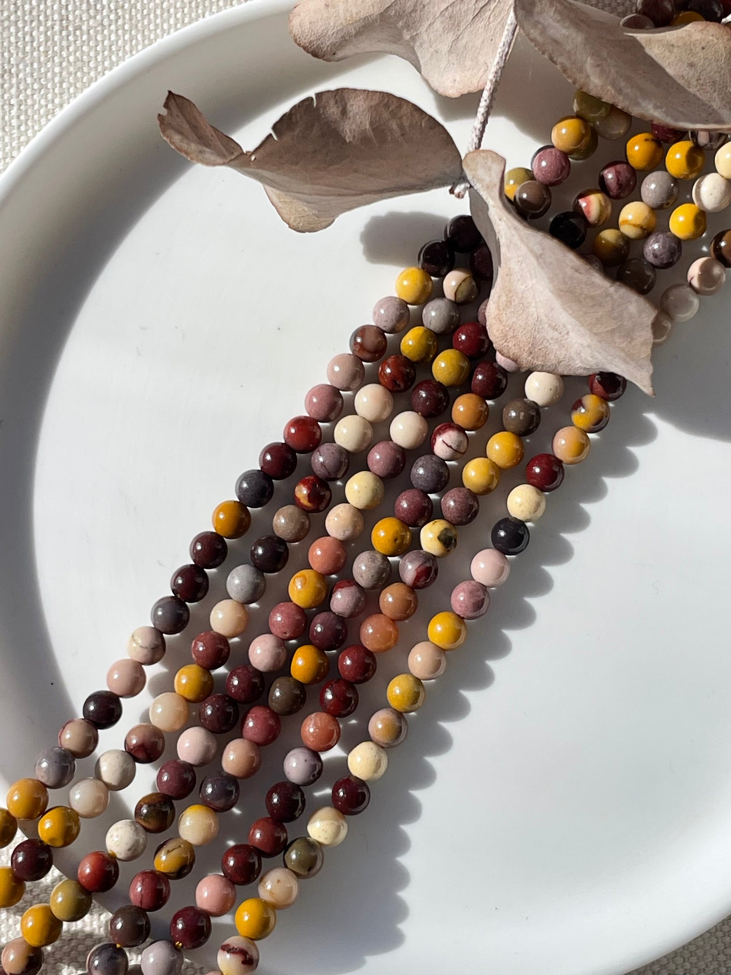Mookaite 4.5mm Natural Gemstone Beads