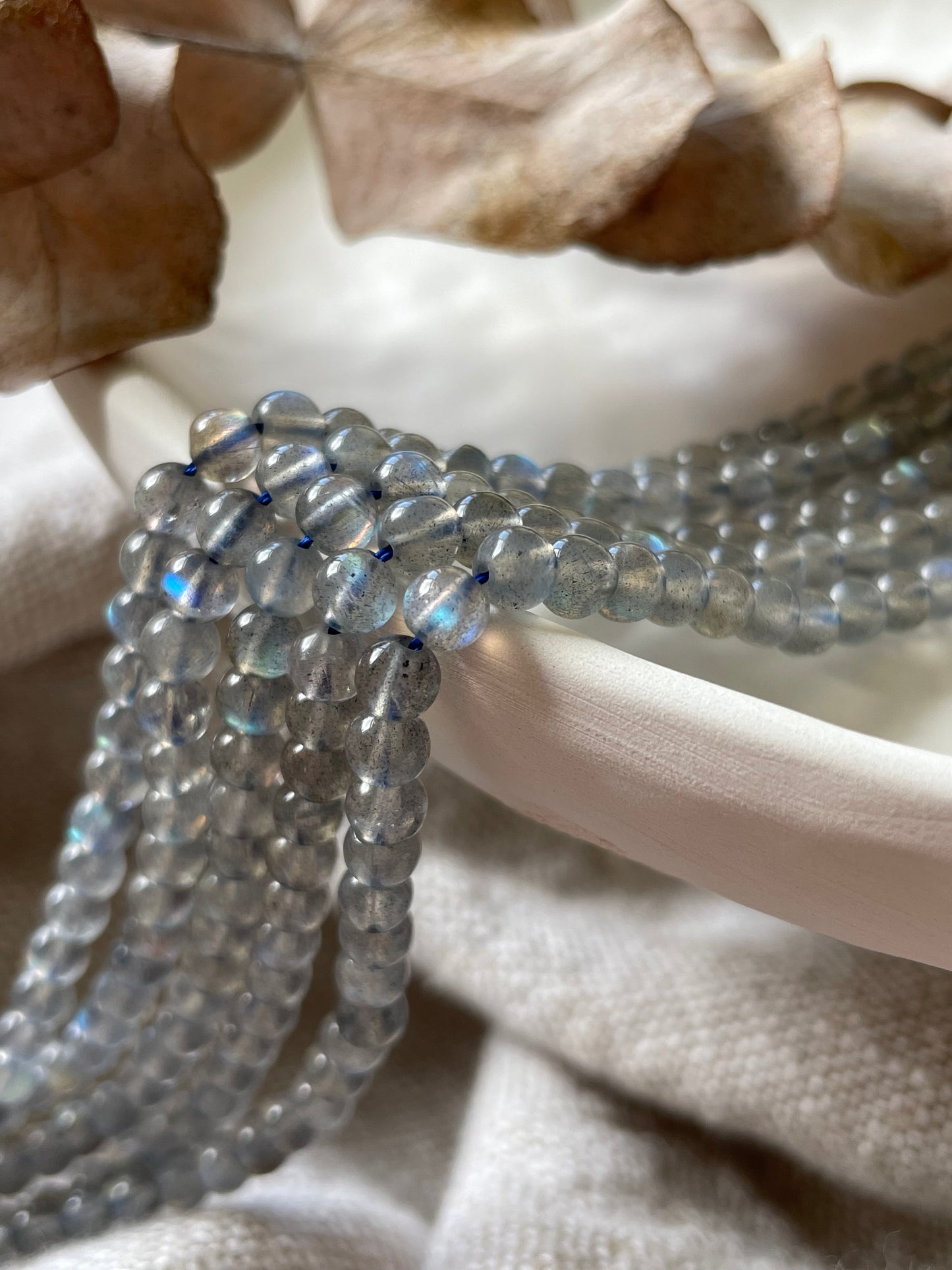 Labradorite 4mm Natural Gemstone Crystal Beads