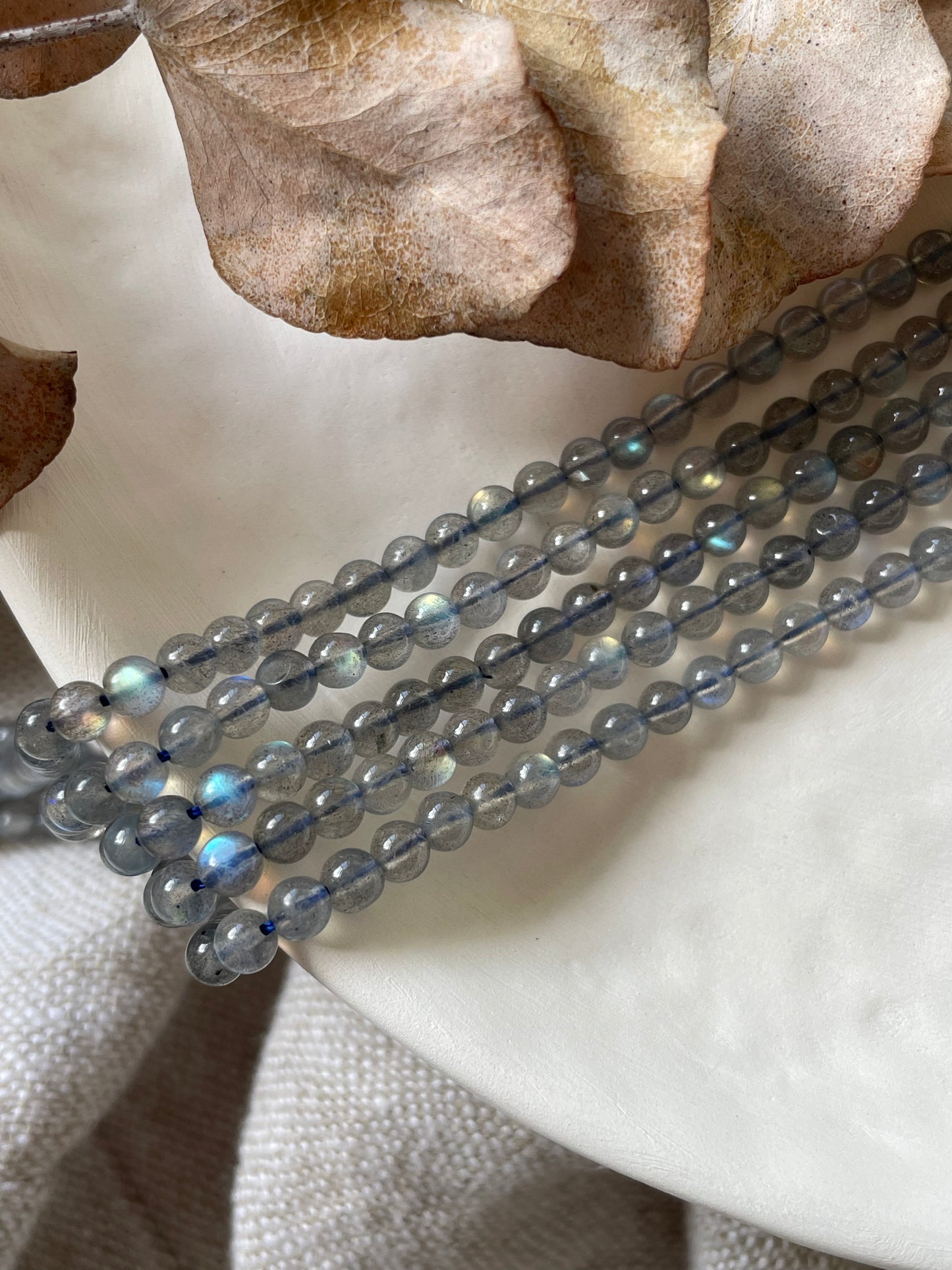 Labradorite 4mm Natural Gemstone Crystal Beads
