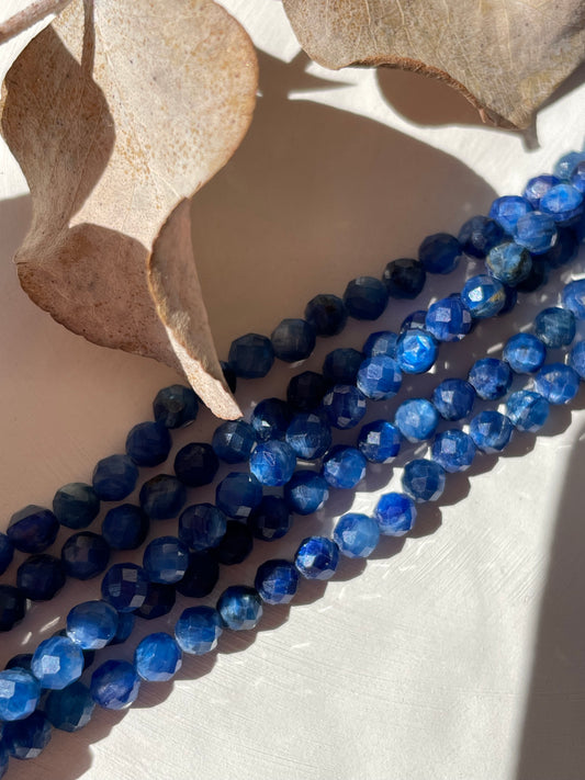 Pre Order: Kyanite 4mm Natural Gemstone Crystal Beads