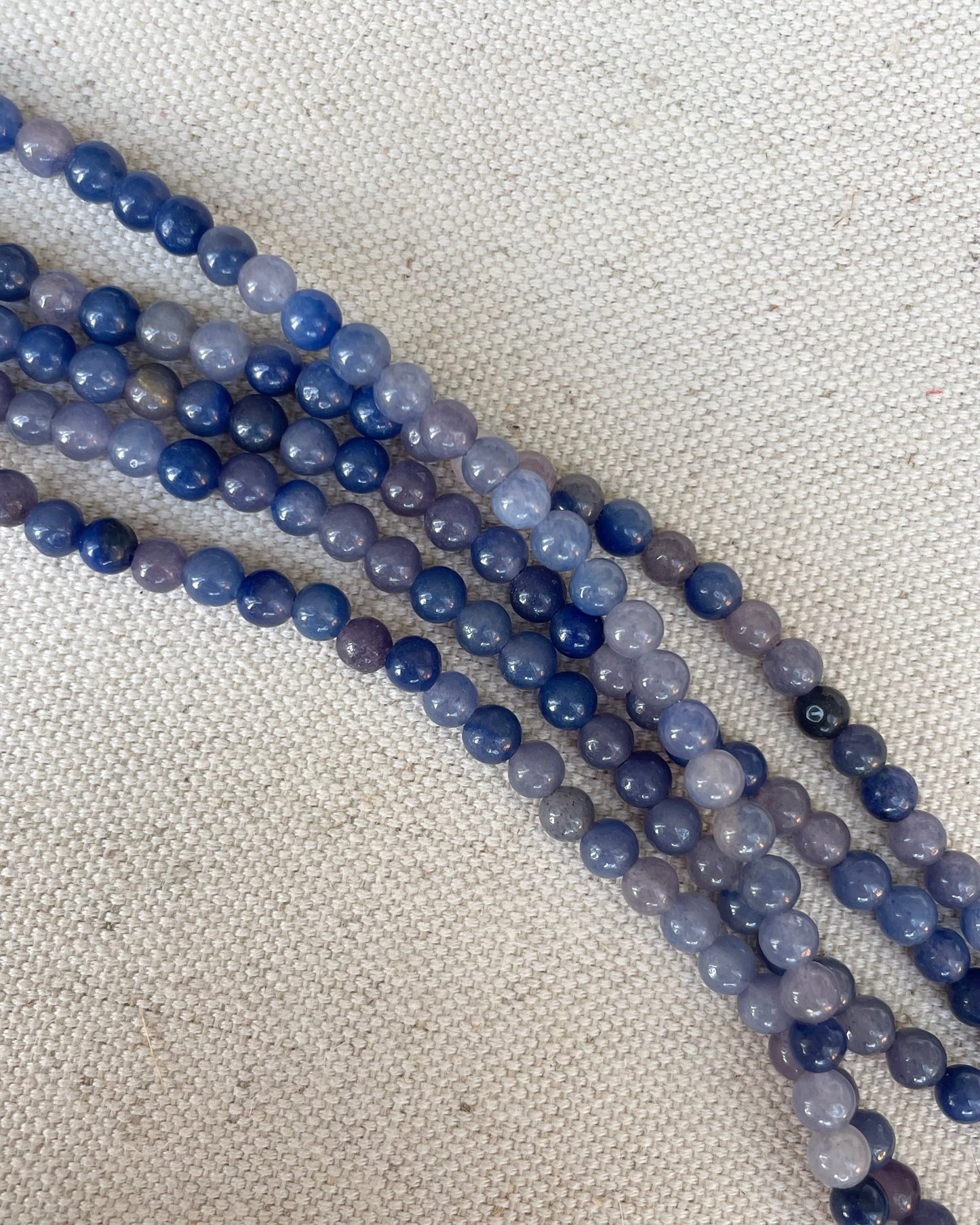 Blue Aventurine 4mm Natural Gemstone Crystal Beads