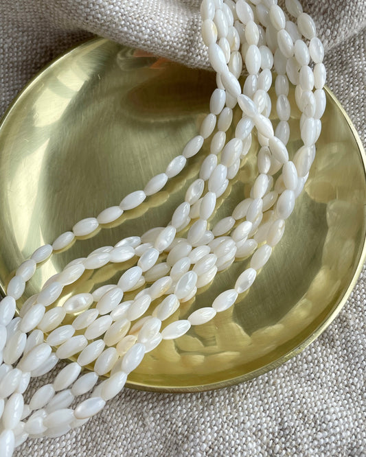 Mother of Pearl Rice Beads