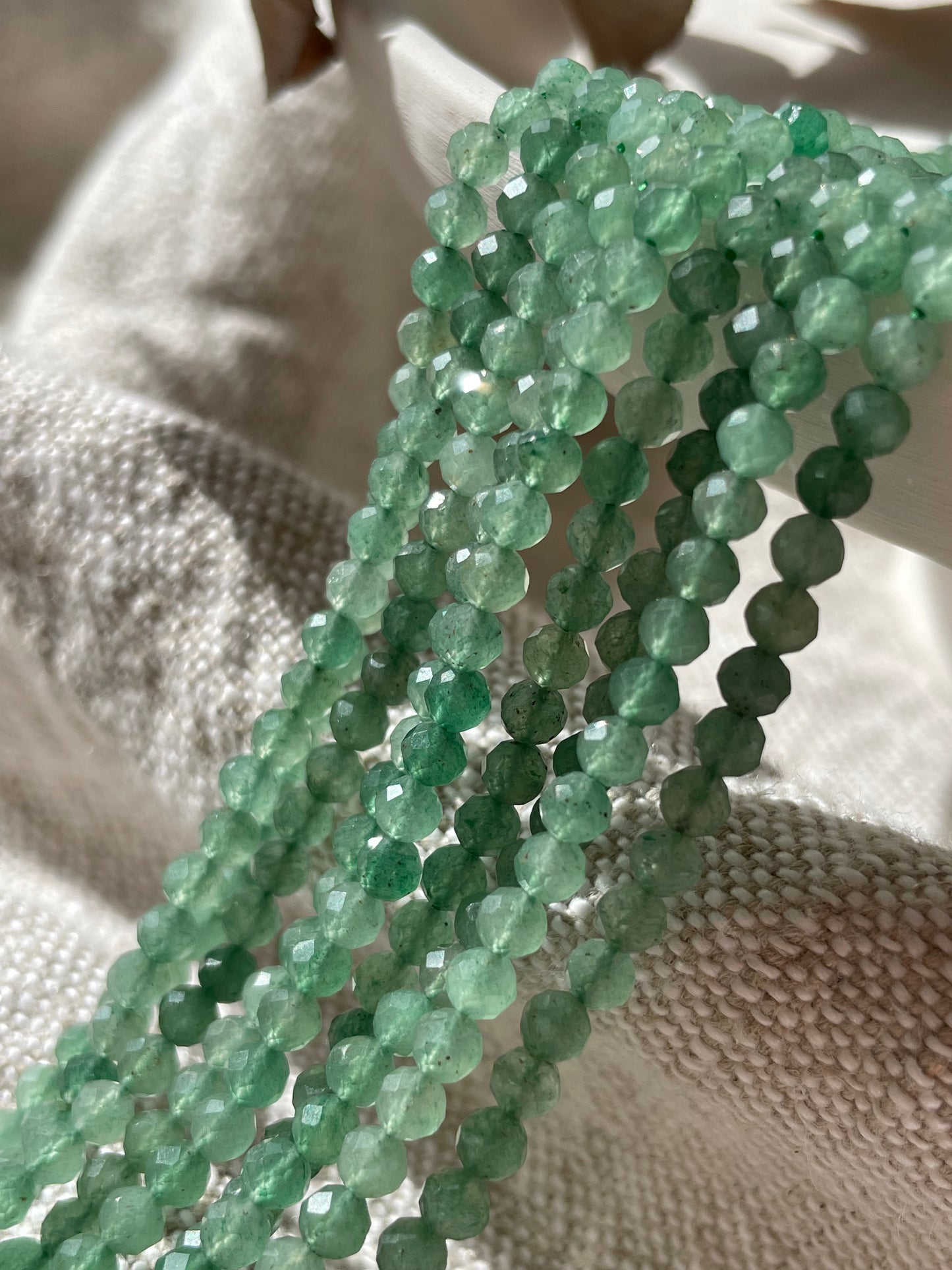 Green Aventurine 4mm Natural Gemstone Crystal Beads