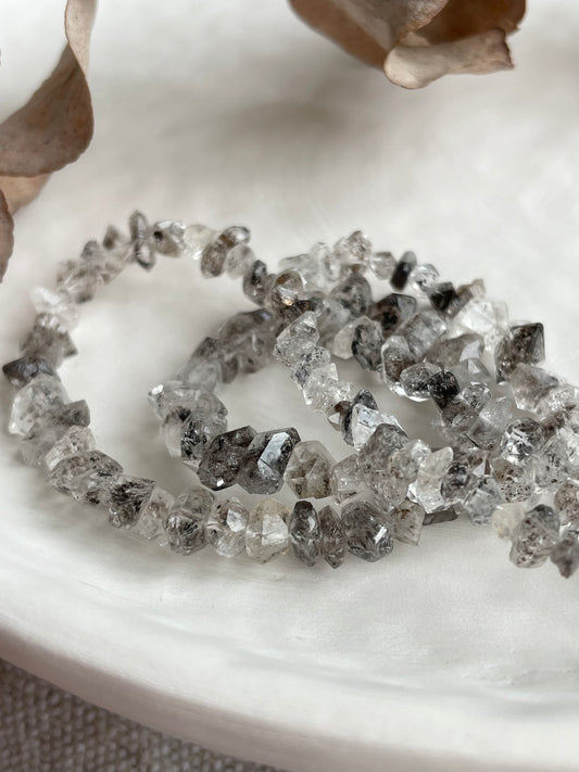 Natural Herkimer Diamond Beads