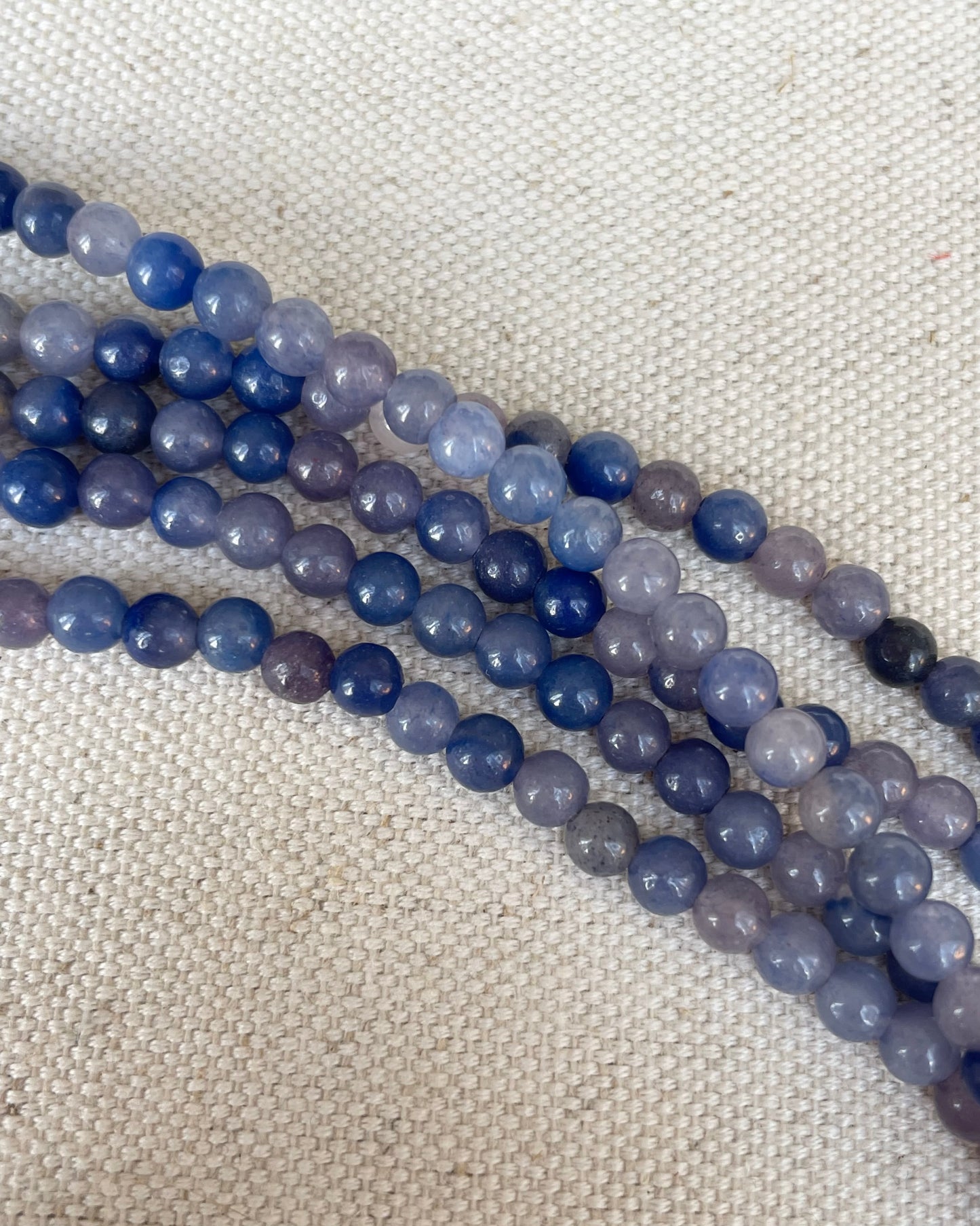 Blue Aventurine 4mm Natural Gemstone Crystal Beads