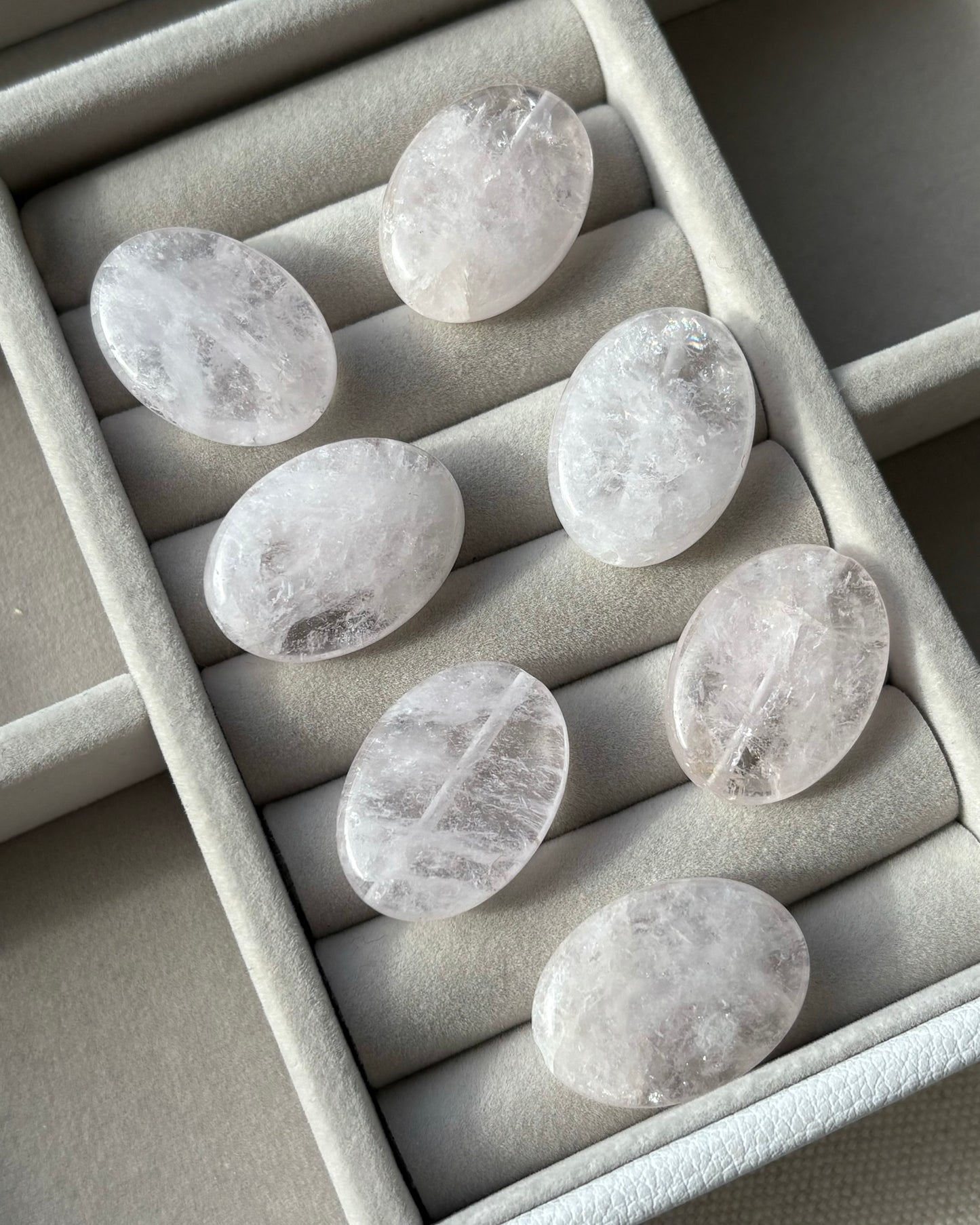 18 x 25 mm Oval Natural Morganite Beads